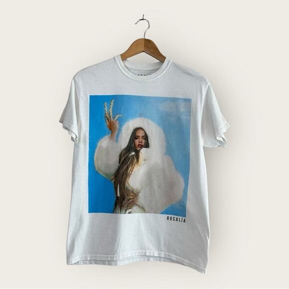 Oversized Rosalia Graphic Tee | White | S/M - Picture 2 of 9